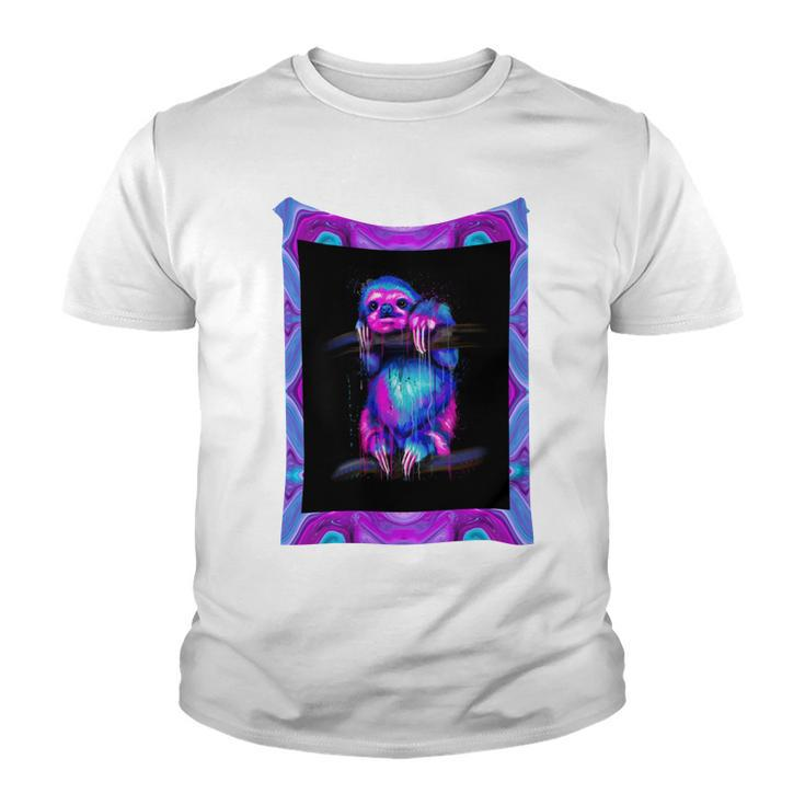 Sloth Watercolor Youth T-shirt
