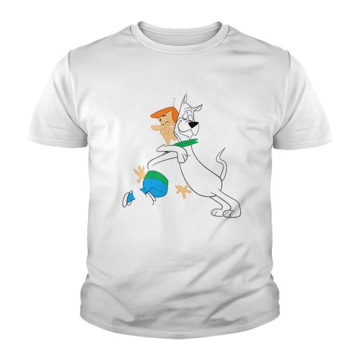 The Jetsons Astro Hugging George  Youth T-shirt