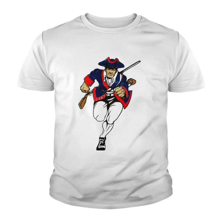 Usa American Patriot Minuteman Militia Constitution Freedoms Youth T-shirt