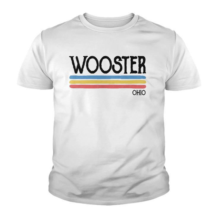 Vintage Wooster Ohio Oh Souvenir Gift Youth T-shirt