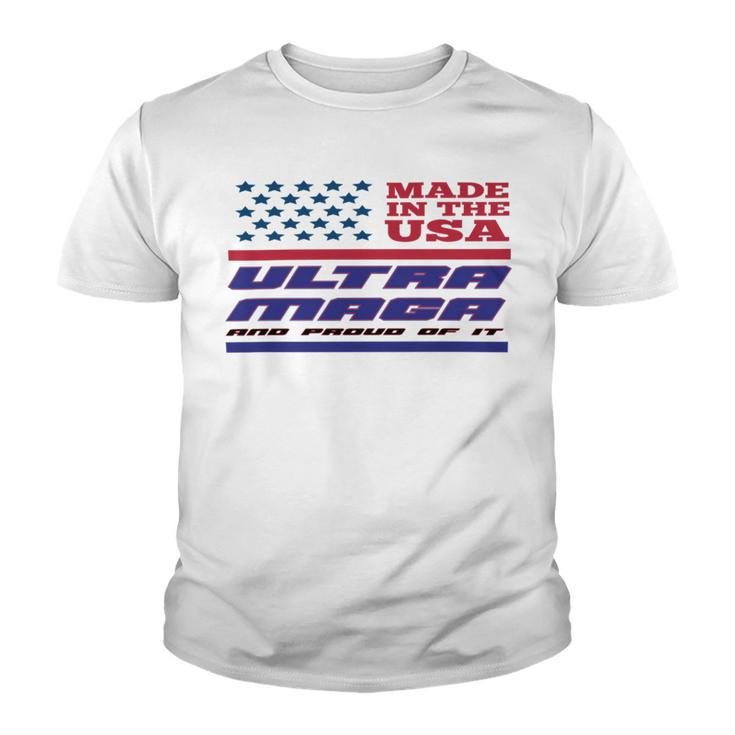 Vintageultra Maga And Proud Of It Made In Usa Youth T-shirt