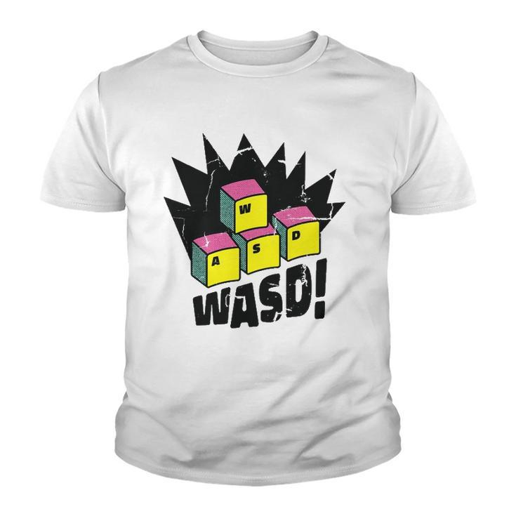 Wasd Pc Gamer Video Game Gaming Games For Gamers Youth T-shirt