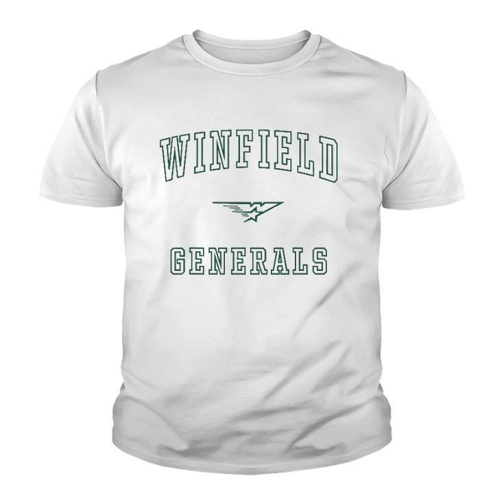 Winfield High School Generals Teacher Student Gift Youth T-shirt
