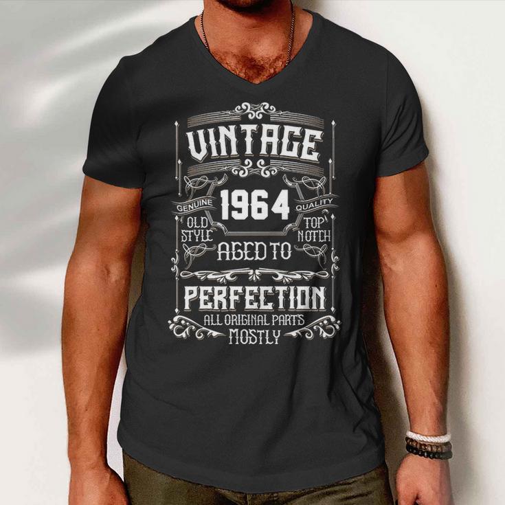 61st Birthday Shirt For Men - Vintage 1964 Top Notch Perfection Gift Tee - View #7
