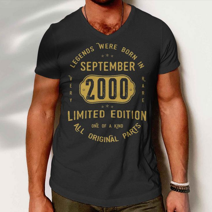 2000 September Birthday Gift 2000 September Limited Edition Men V-Neck Tshirt