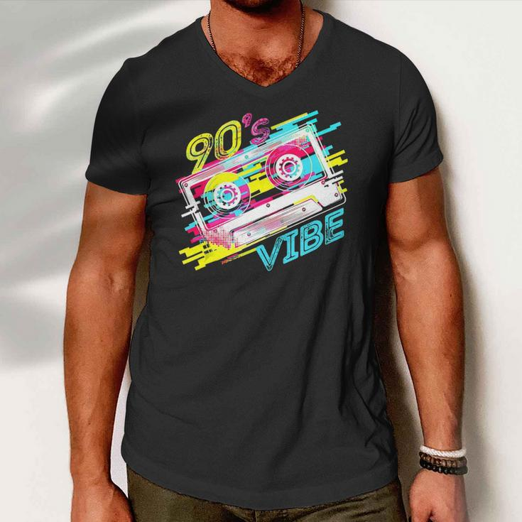 Cassette Tape Party Retro 90S Music Costume 90S Vibe Men V-Neck Tshirt