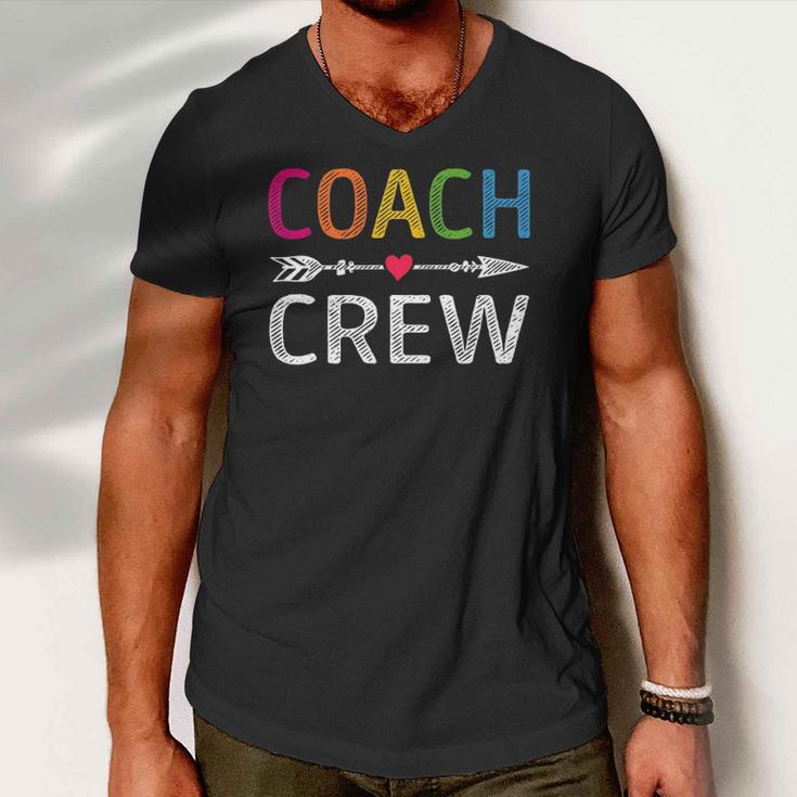 Coach Crew Instructional Coach Teacher Men V-Neck Tshirt