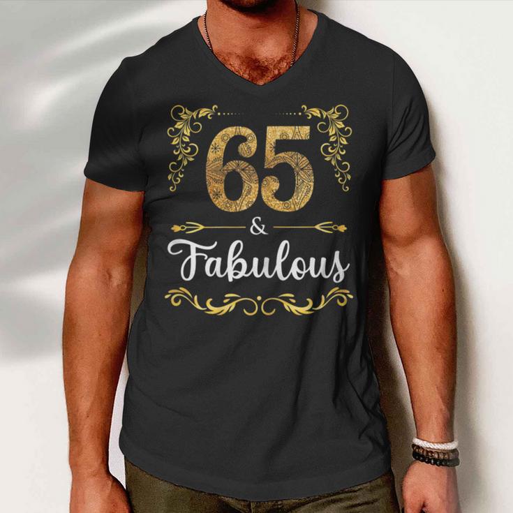 Fabulous Since V4 Men V-Neck Tshirt