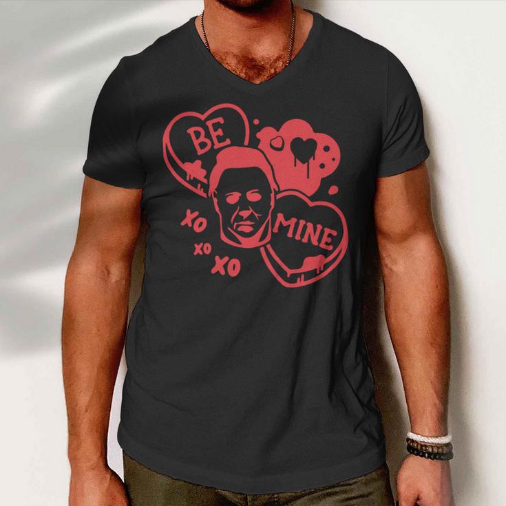 Funny Horror Valentines Day Men V-Neck Tshirt