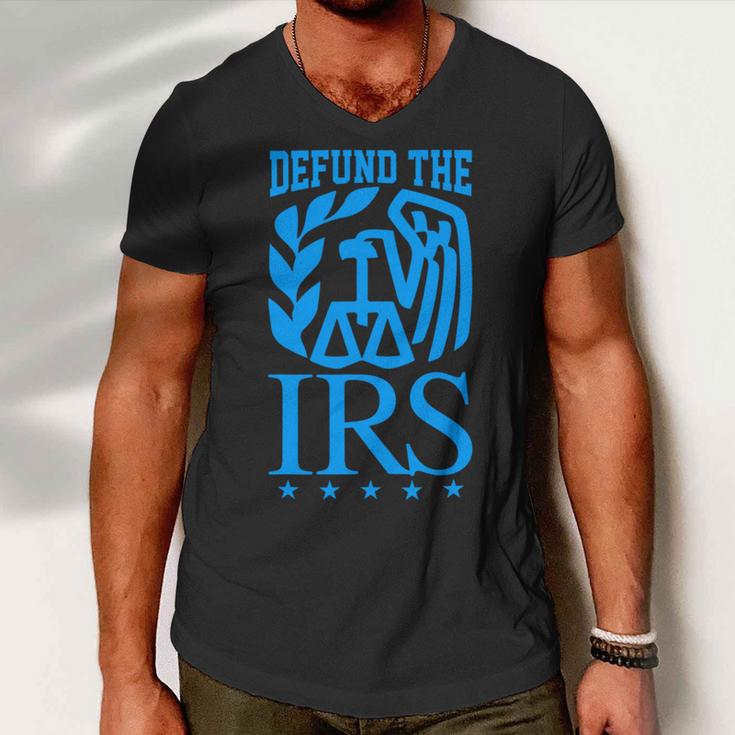 Funny Humour Irs Defund The Irs Men V-Neck Tshirt