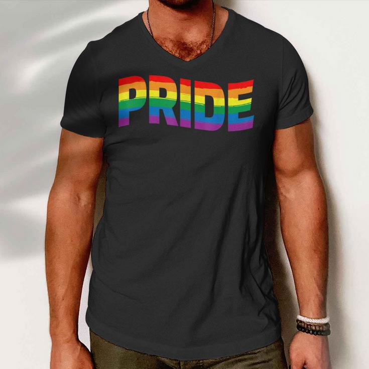 Gay Pride Lgbt Lgbtq Awareness Month 2022 Men V-Neck Tshirt