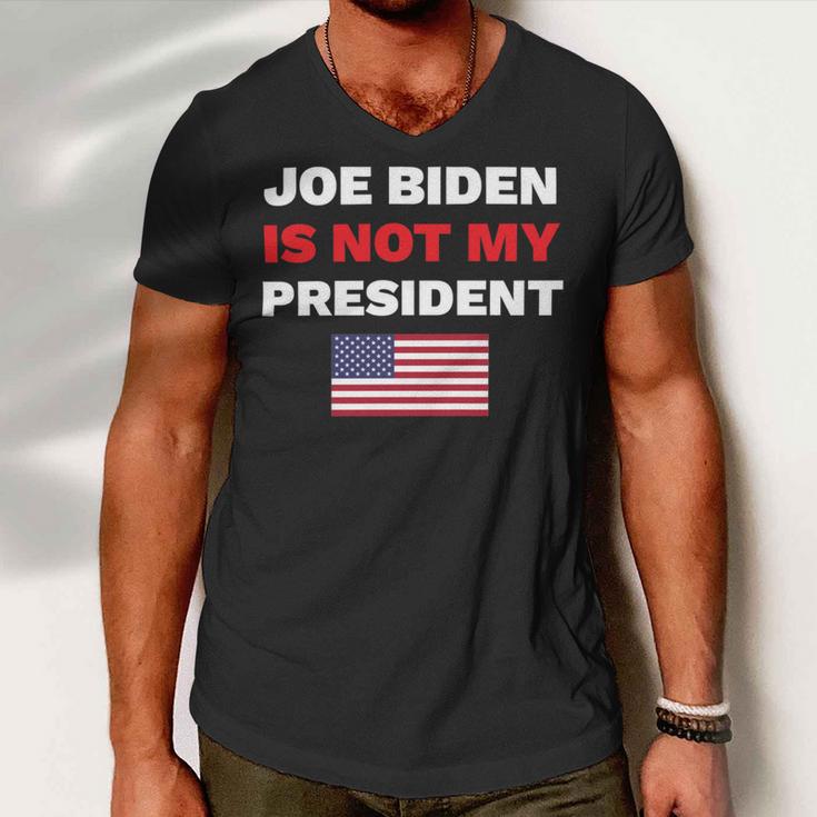 Joe Biden Is Not My President Not My President Men V-Neck Tshirt