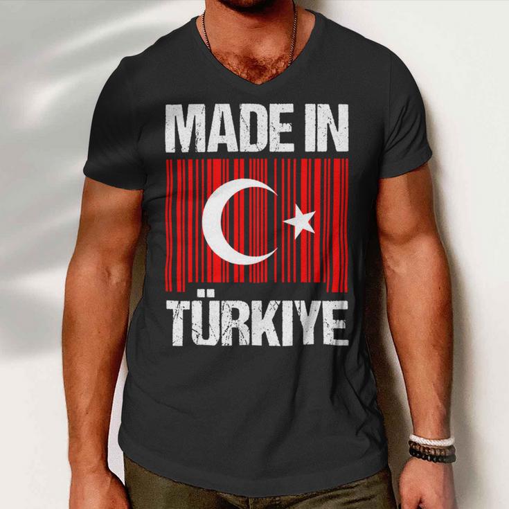 Made In Turkey Flag Turkish 8 Shirt Men V-Neck Tshirt