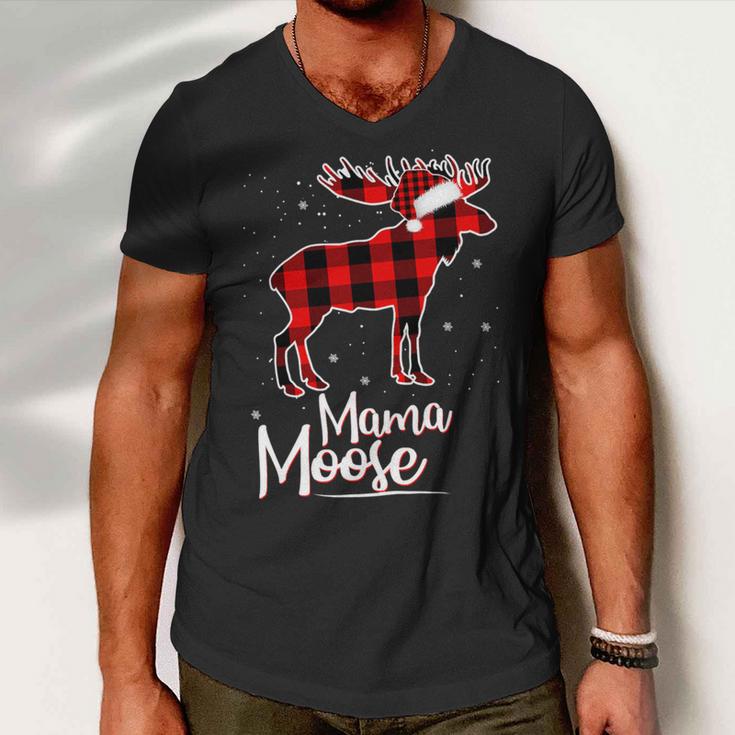 Mama Moose Matching Family Christmas 506 Shirt Men V-Neck Tshirt