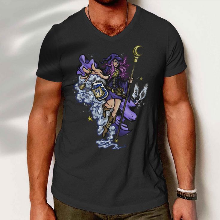 Mana Mage 215 Trending Shirt Men V-Neck Tshirt