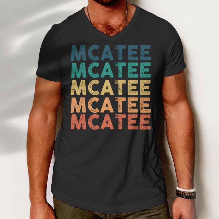 Mcatee Name Shirt Mcatee Family Name Men V-Neck Tshirt