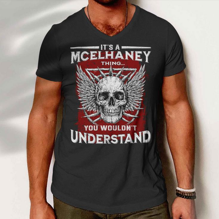 Mcelhaney Name Shirt Mcelhaney Family Name V4 Men V-Neck Tshirt