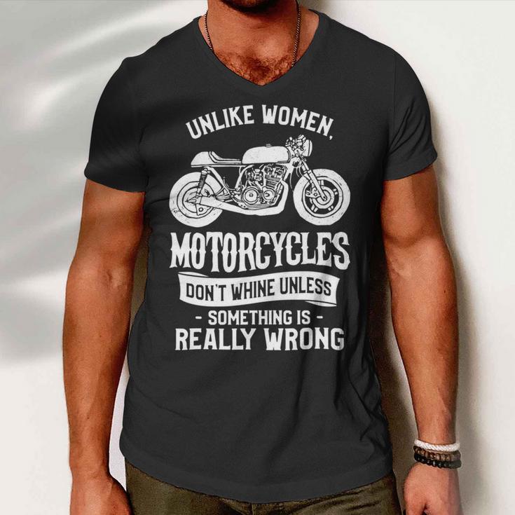 Motorcycles Dont Whine Unless 468 Shirt Men V-Neck Tshirt