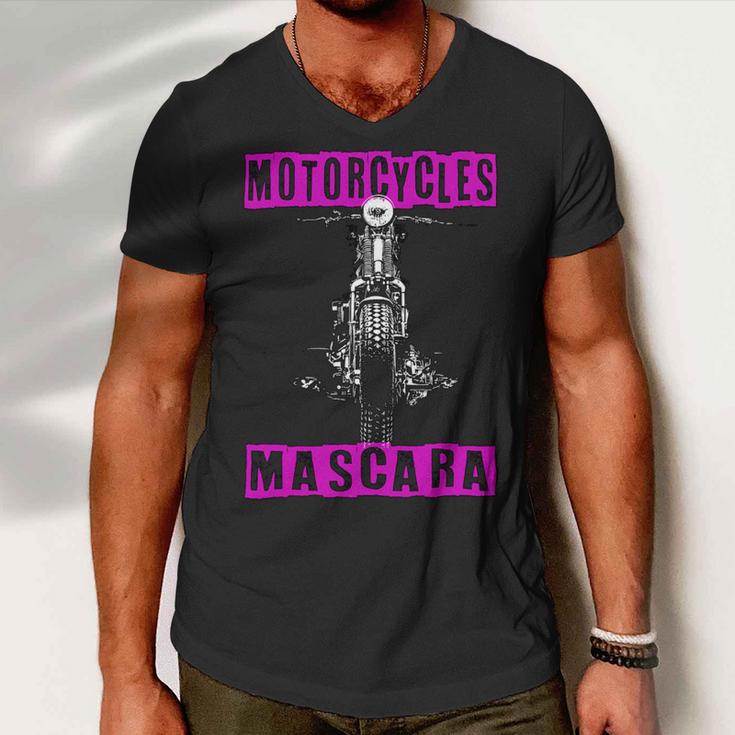 Motorcycles Mascara Memorable Dreaming 465 Shirt Men V-Neck Tshirt