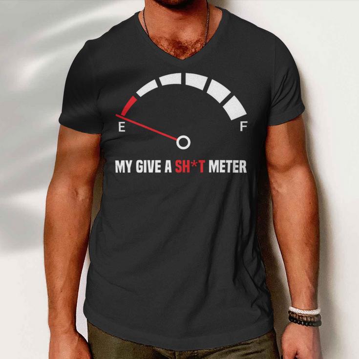 My Give A Shit Meter Is Empty Sarcastic Autocollant 394 Trending Shirt Men V-Neck Tshirt