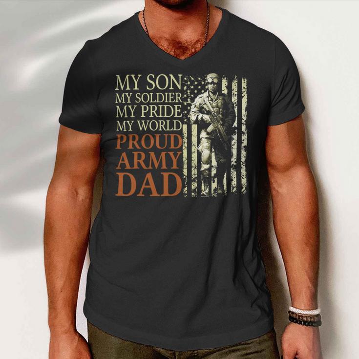 My Son My Soldier My Pride My World 696 Shirt Men V-Neck Tshirt