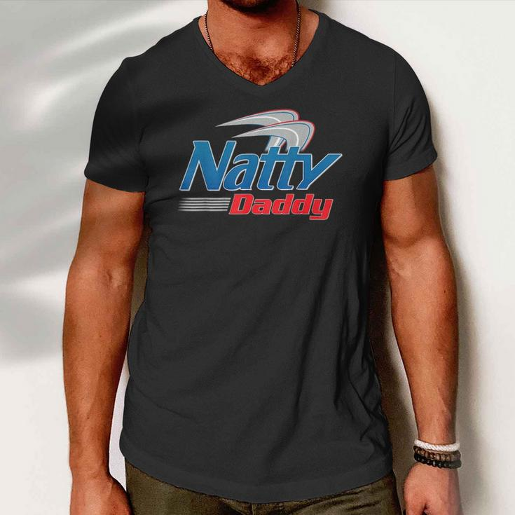 Natty Daddy Funny Fathers Day Men V-Neck Tshirt