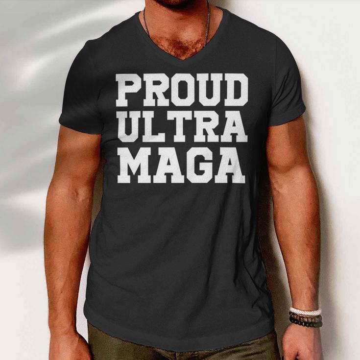 Proud Ultra Maga V3 Men V-Neck Tshirt