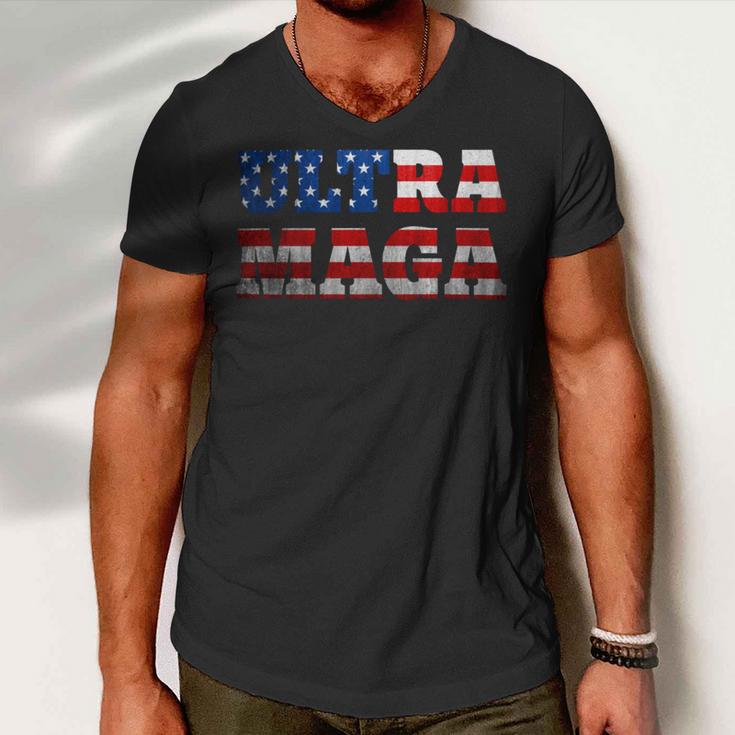 Proud Ultra Maga V4 Men V-Neck Tshirt