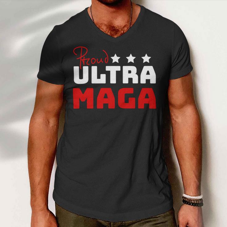 Proud Ultra Maga V6 Men V-Neck Tshirt