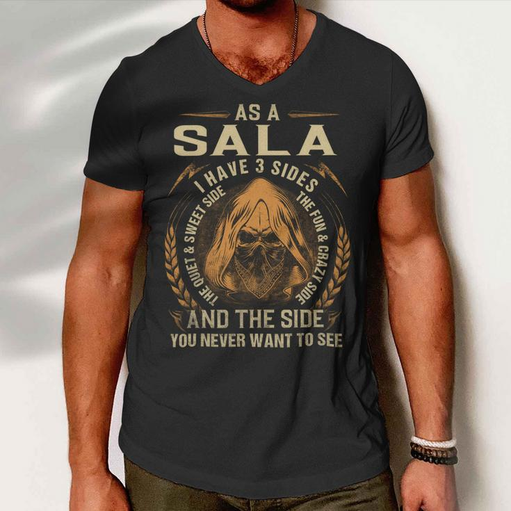 Sala Name Shirt Sala Family Name V4 Men V-Neck Tshirt