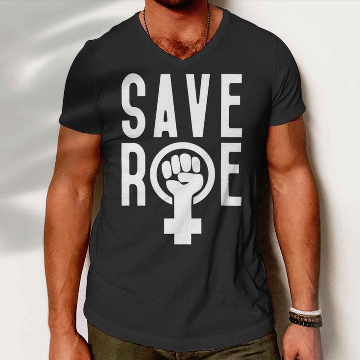 Save Roe Pro Choice 1973 Gift Feminism Tee Reproductive Rights Gift For Activist My Body My Choice Men V-Neck Tshirt