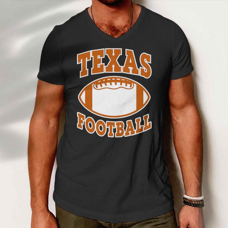 Texas Football Football Ball Sport Lover Men V-Neck Tshirt