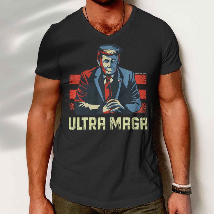 The Great Maga King Trump Ultra Proud Ultramaga Men V-Neck Tshirt