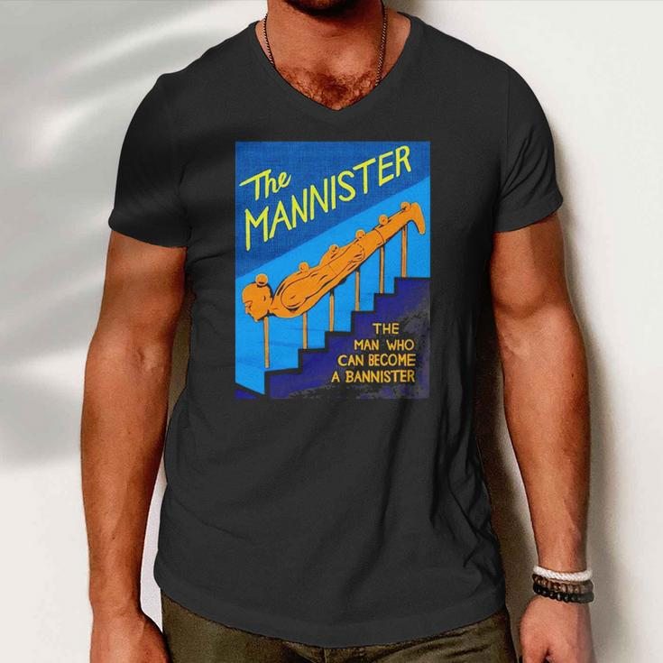 The Mannister The Man Who Can Become A Bannister Men V-Neck Tshirt
