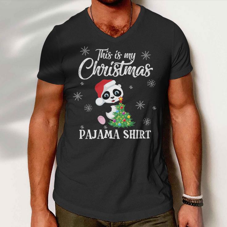 This Is My Christmas Pajama 880 Shirt Men V-Neck Tshirt