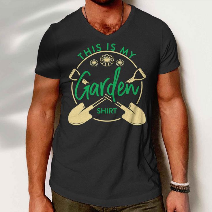 This Is My Garden Gardener Hoblandscape 551 Shirt Men V-Neck Tshirt