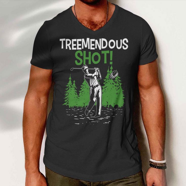 Treemendous Golf Shot In The Trees 66 Trending Shirt Men V-Neck Tshirt