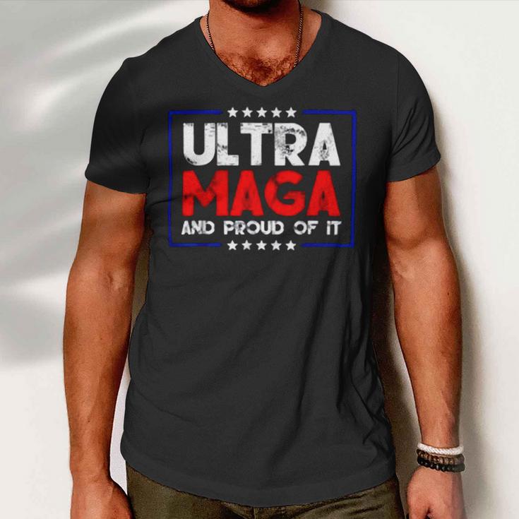 Ultra Maga And Proud Of It A Ultra Maga And Proud Of It V15 Men V-Neck Tshirt