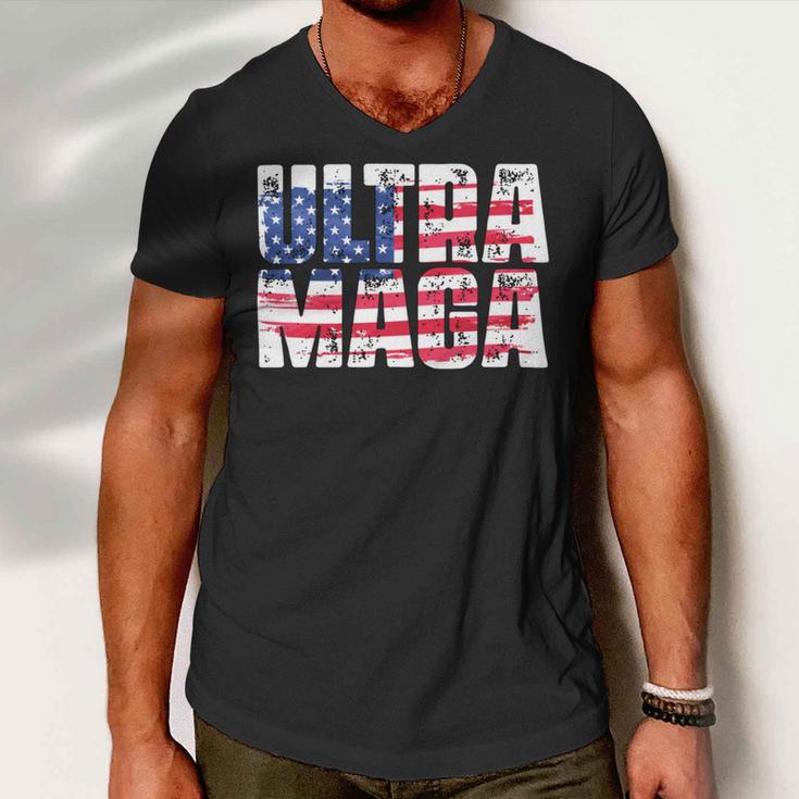 Ultra Maga And Proud Of It A Ultra Maga And Proud Of It V19 Men V-Neck Tshirt