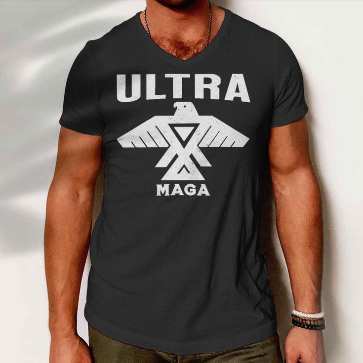 Ultra Maga Make America Great Again Proud Ultra Maga Ultra Maga Funny Men V-Neck Tshirt