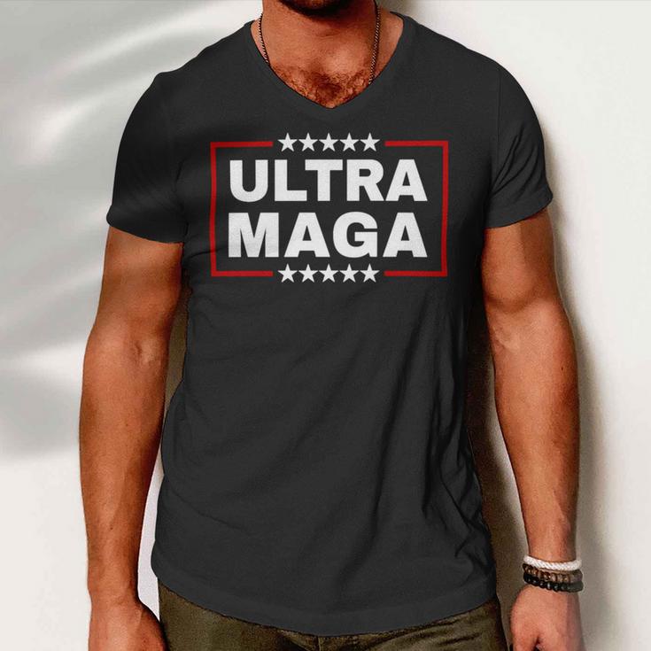 Ultra Maga Pro Trump Shirt Trump 2024 Shirt Donald Trump Shirt Men V-Neck Tshirt