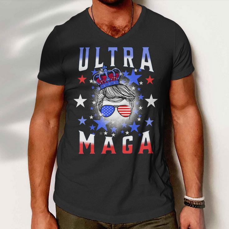 Ultra Maga The Return Of The Great Maga King V2 Men V-Neck Tshirt