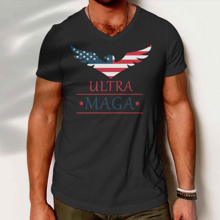 Ultra Maga United State Men V-Neck Tshirt