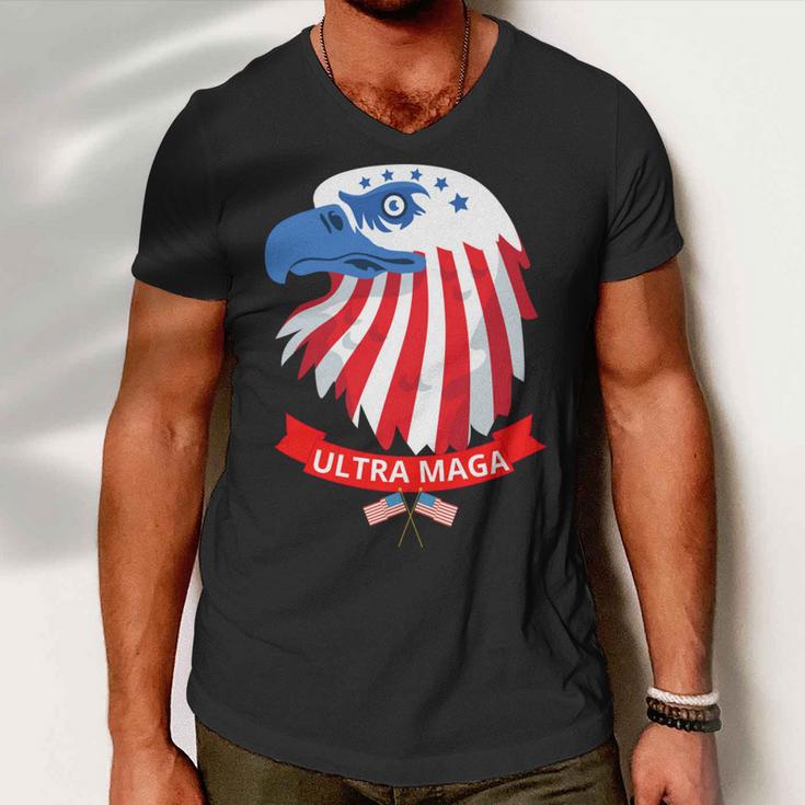 Ultra Maga V22 Men V-Neck Tshirt