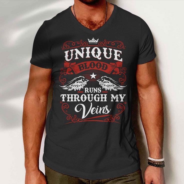 Unique Name Shirt Unique Family Name V2 Men V-Neck Tshirt