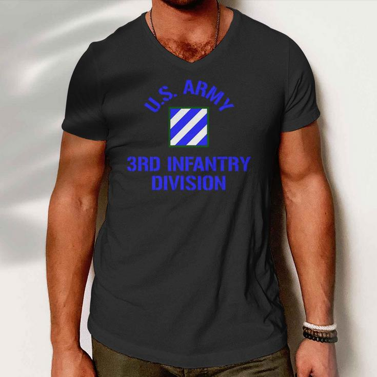 Us Army 3Rd Infantry Division Men V-Neck Tshirt