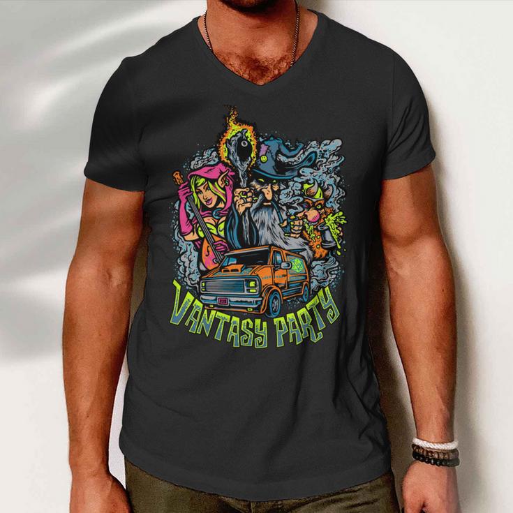 Vantasy Party 204 Trending Shirt Men V-Neck Tshirt