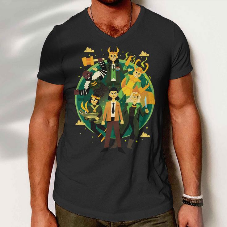 Variants 285 Trending Shirt Men V-Neck Tshirt