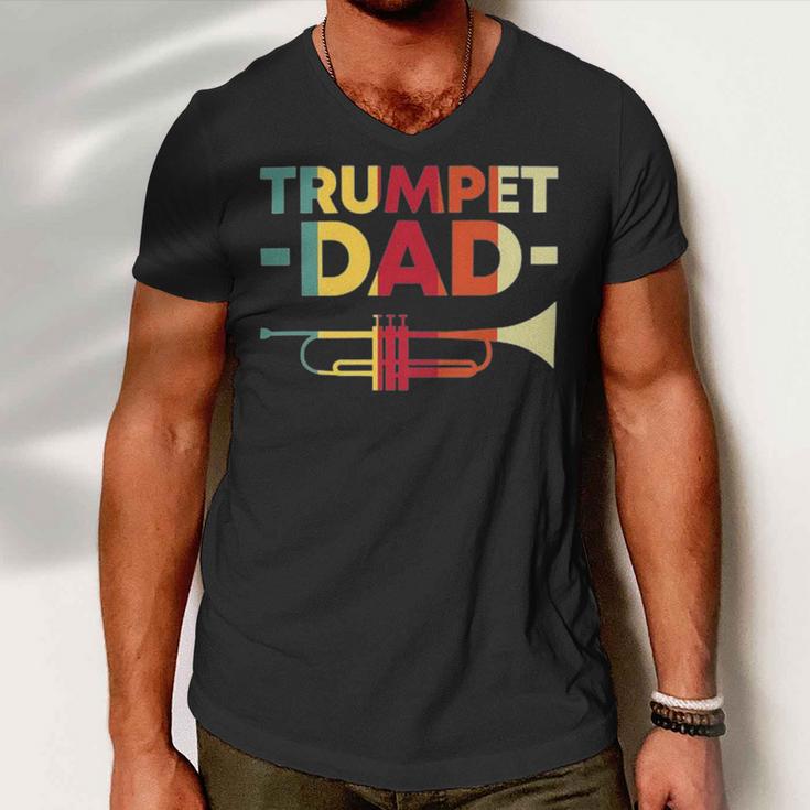 Vintage Trumpet Cool Retro Trumpet Player 159 Shirt Men V-Neck Tshirt