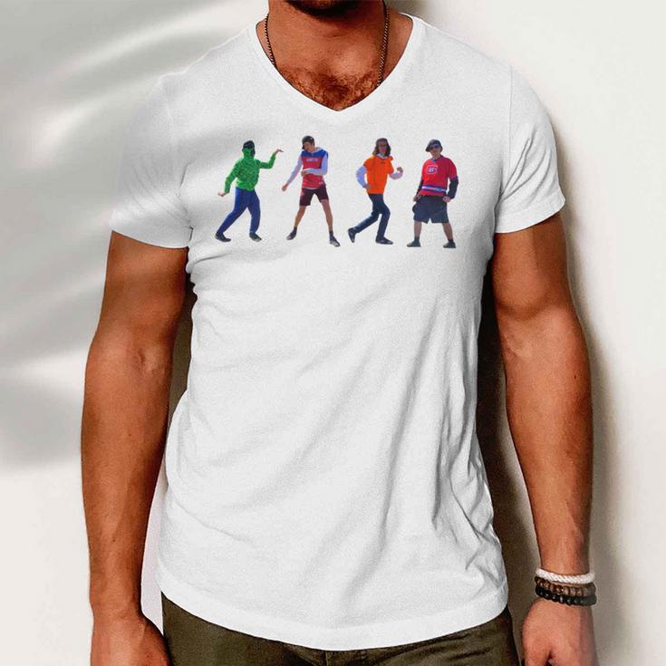 Abbey Hair Men V-Neck Tshirt